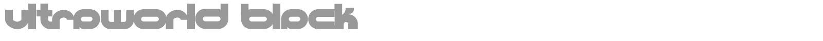 Ultraworld font preview
